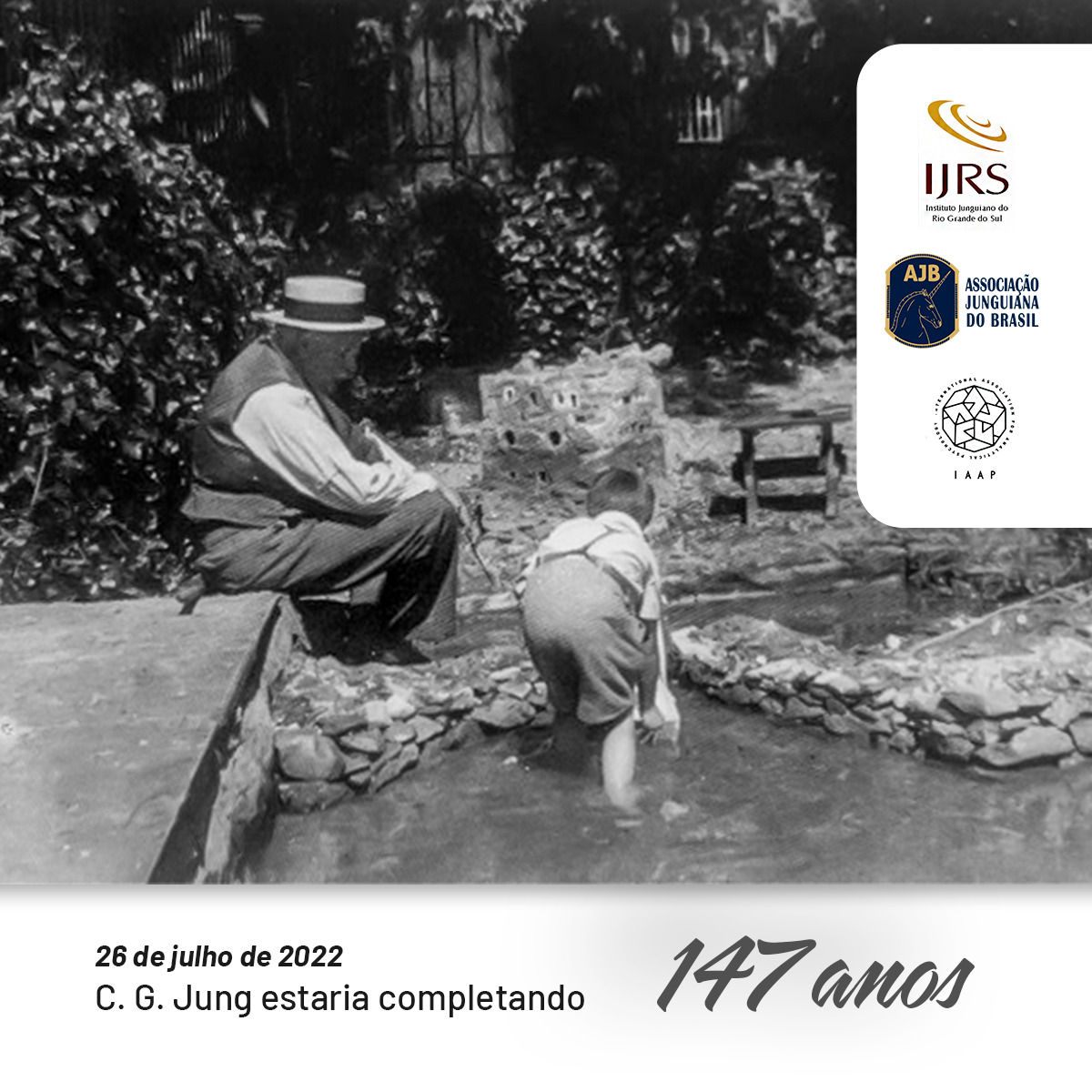 26 de julho JUNG estaria completando 147 anos