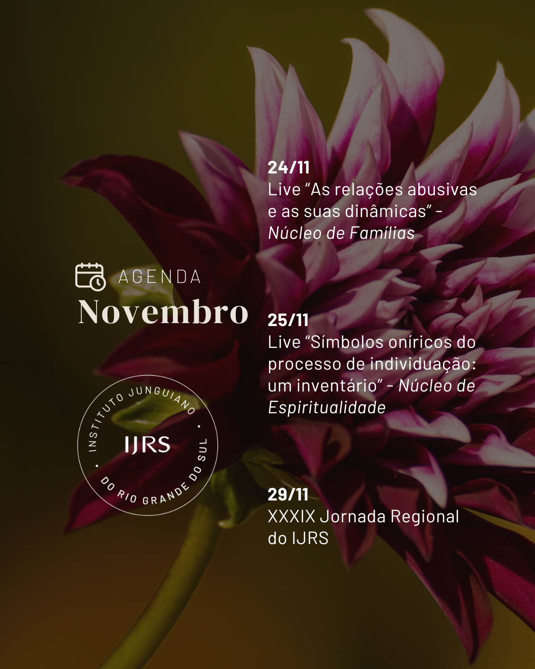 Agenda de Novembro