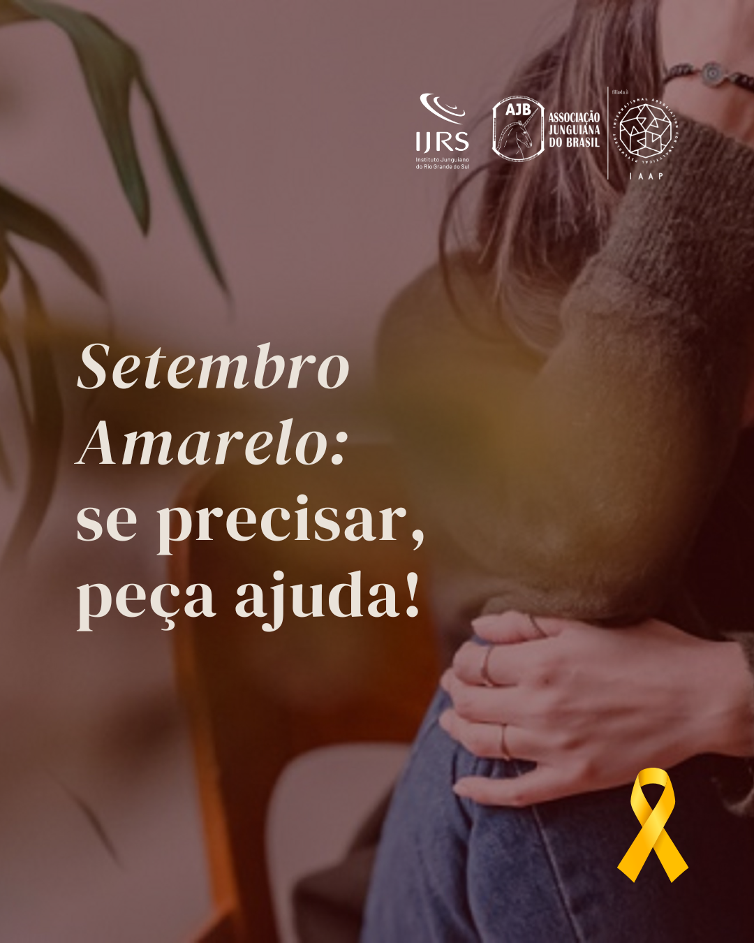 Setembro Amarelo - Se precisar, peça ajuda!