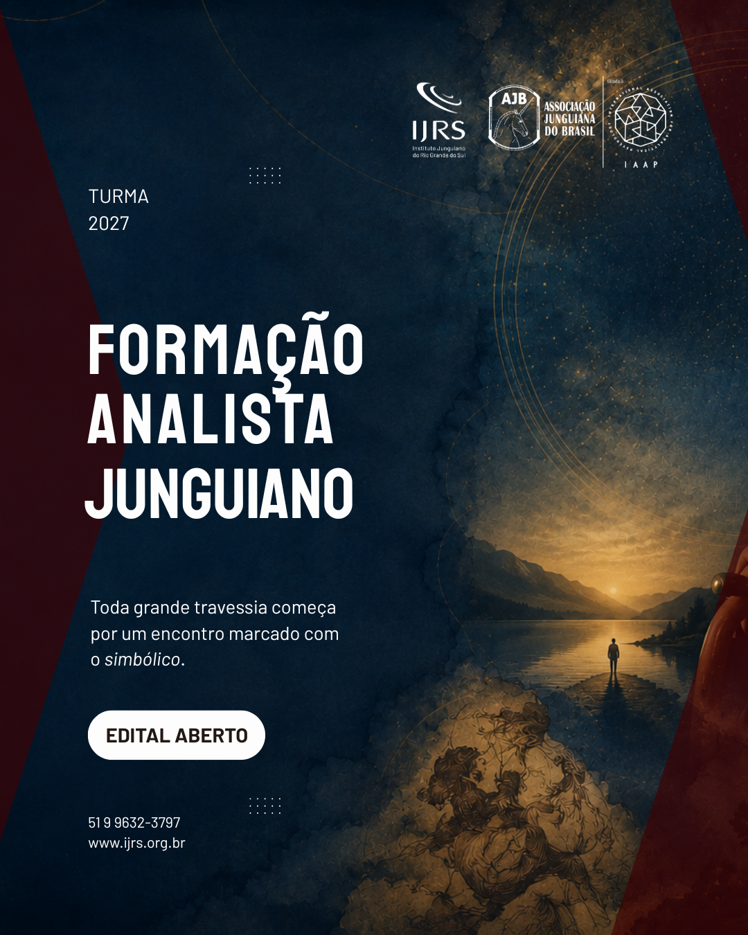 Edital de Abertura de Seleção para Nova Turma para o curso Formação de Analista Junguiano IJRS
