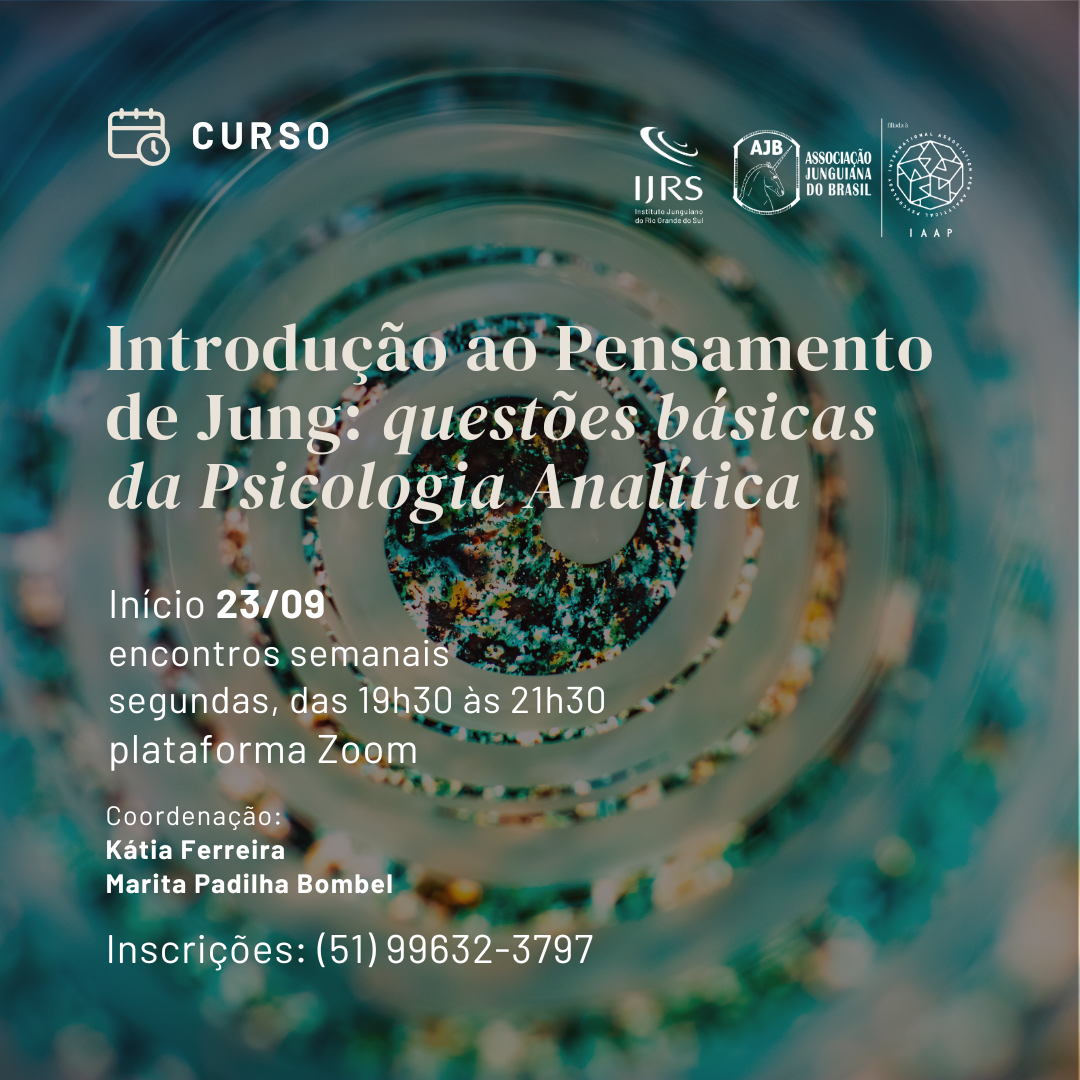 Curso de Introdução ao Pensamento de JUNG: questões básicas da Psicologia Analitica