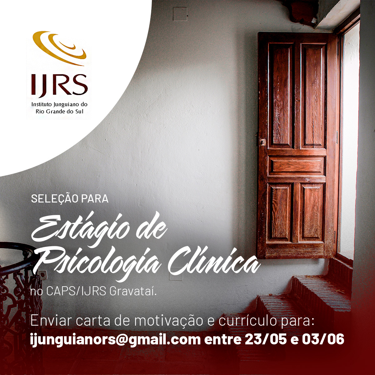 Estágio IJRS / Caps Gravataí – Inscrições abertas 23/05 a 03/06