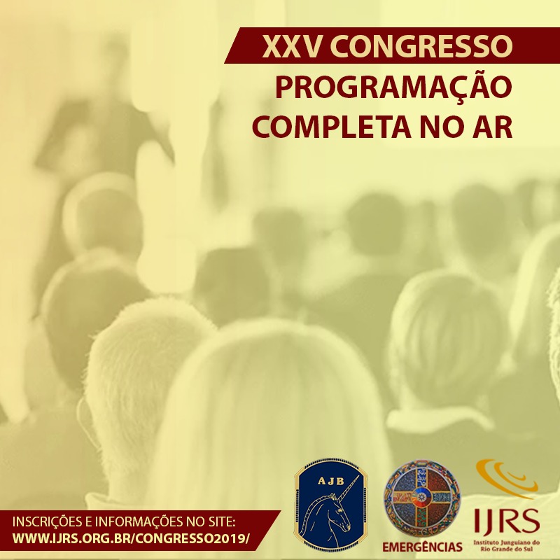 Veja a programação completa do XXV Congresso Brasileiro de Psicologia Análitica