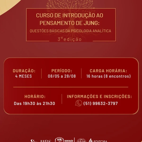 Imagem de Últimas Vagas! 3ª Edição do Curso de Introdução ao Pensamento de Jung